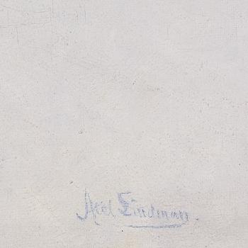 AXEL LINDMAN, olja på duk, signerad.
