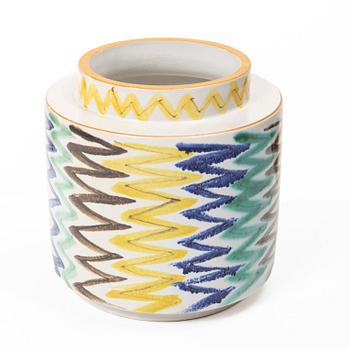 Wilhelm Kåge, A faience vase, Gustavsberg Studio, 1942.