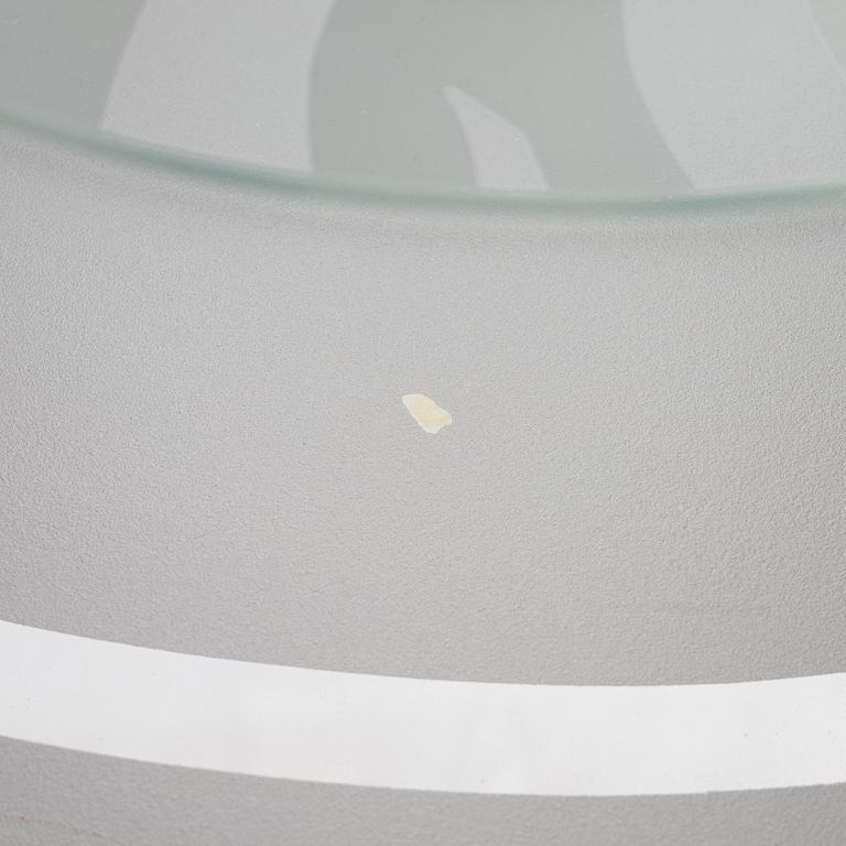 Simon Gate, a ceiling lamp, model "GD 668", Orrefors, 1930s.