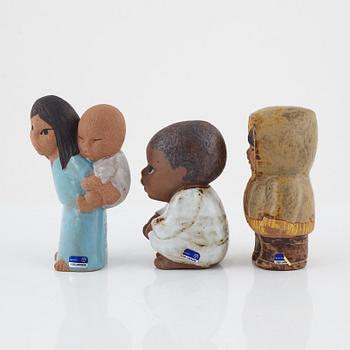 Lisa Larson, figuriner, 6 st, Gustavsberg.