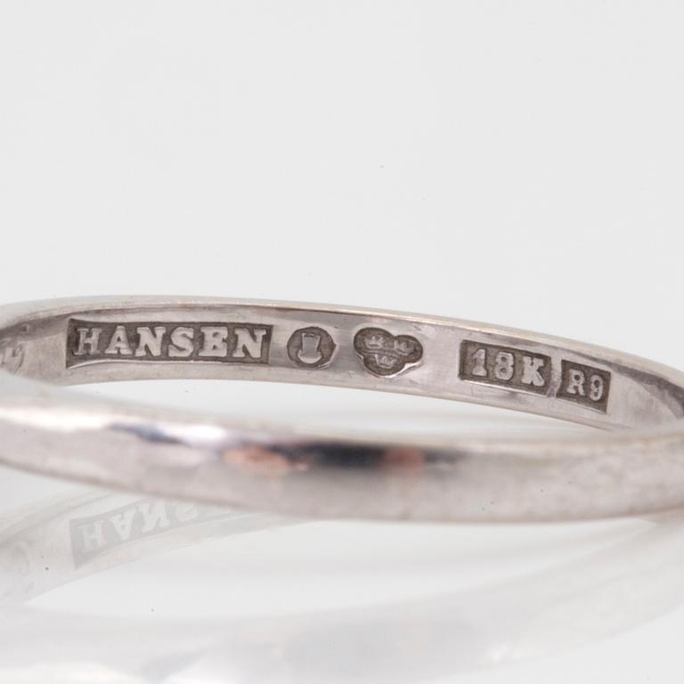 A 0,75 ct diamond ring. Quality approximately H/SI.