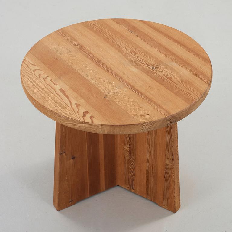 Axel Einar Hjorth, a 'Wärmdö' stained pine table, Nordiska Kompaniet, Sweden ca 1937.