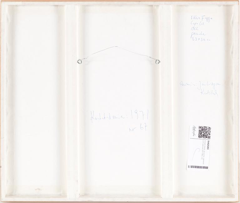 EDDIE FIGGE, gouache, signed and dated 1962.