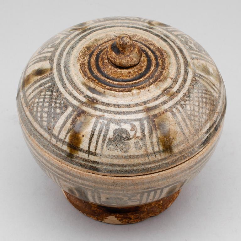 LOCKSKÅL, keramik, ostindisk, möjligen 1400-/1500-tal.