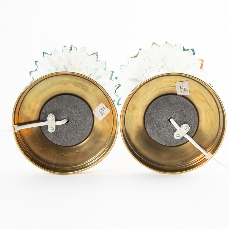 A pair of table lamps Ivars armature ab Bredaryd model 1233 1960s/70s.