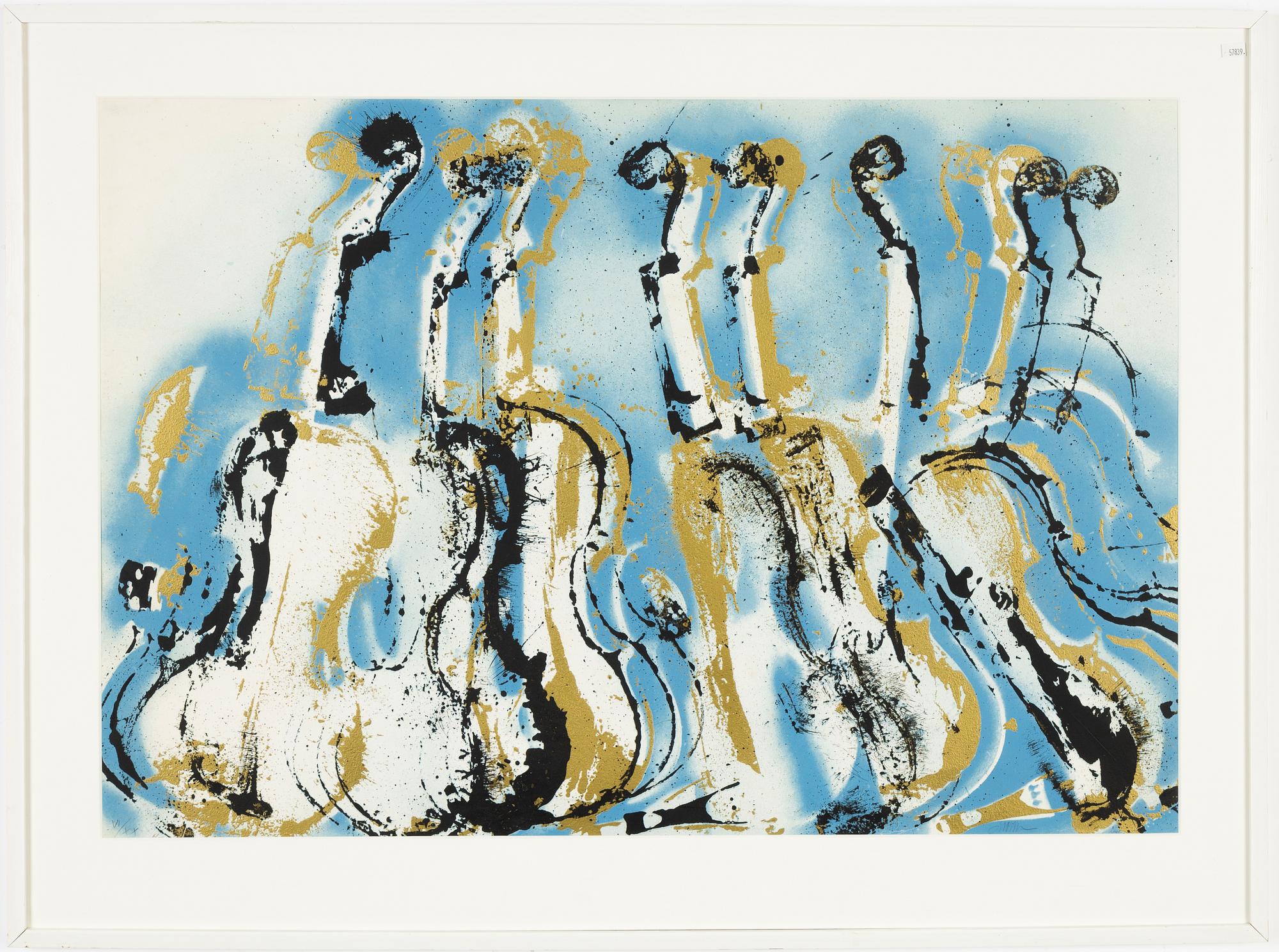 Arman, lithograph in colours, signed VI/XX HC.