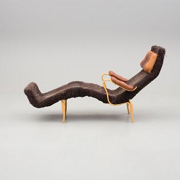 VILFÅTÖLJ, "Pernilla 3", Bruno Mathsson, brännmärkt.