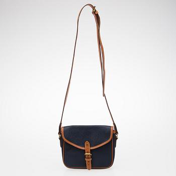 Vintage Blue Scotchgrain Crossover Bag.