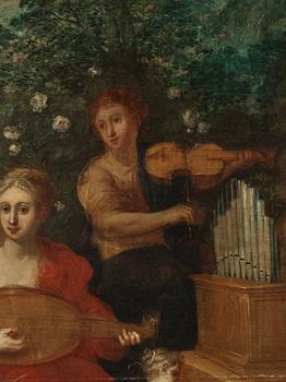 Hendrick van Balen och Jan Brueghel den äldre, tillskriven. Minerva besöker de nio muserna.