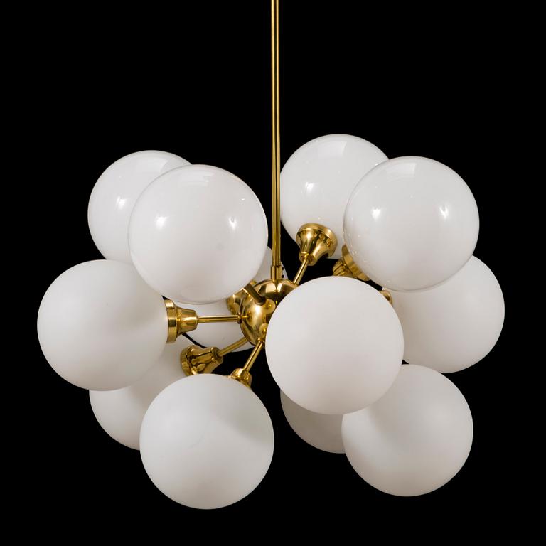 A Sputnik-model ceiling light from the latter half of the 20th century.