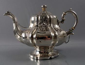 TEKANNA, silver. Wiberg, Moskva 1848.