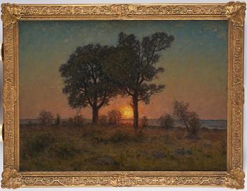 Per Ekström, Coastal landscape at sunset.