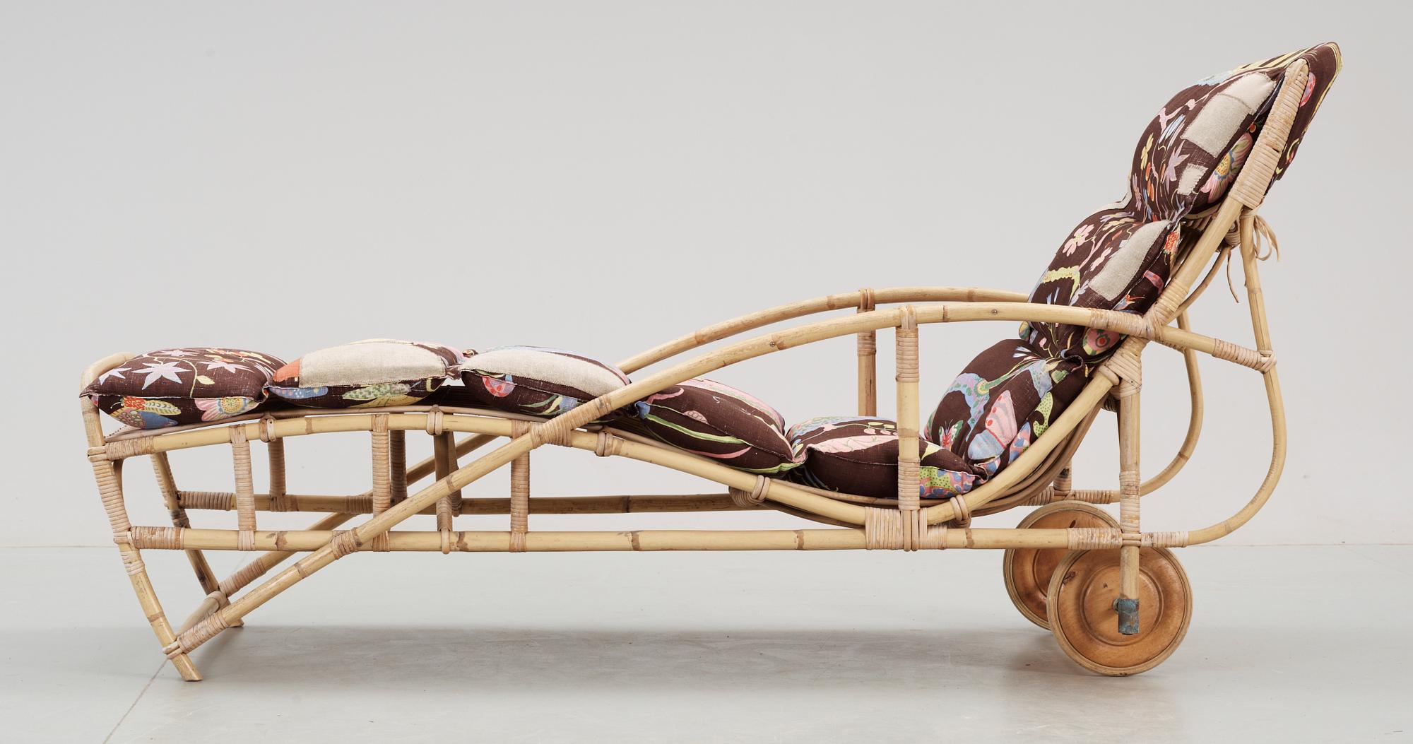 A Josef Frank rattan lounge chair, Svenskt Tenn.