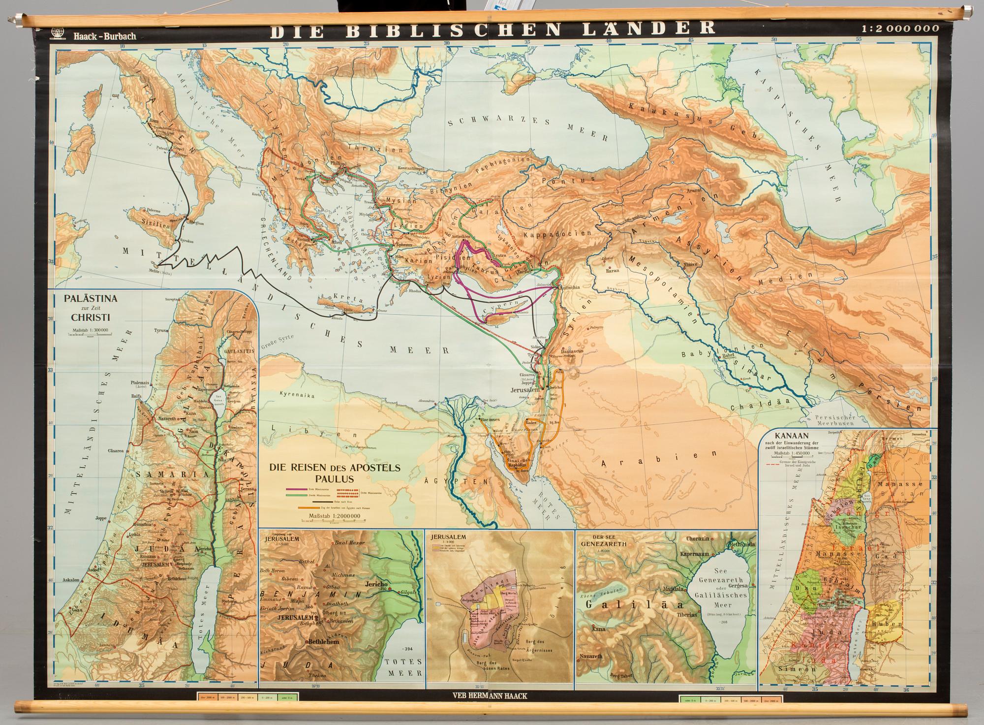 SKOLKARTOR, 2 st, 1900-talets mitt.