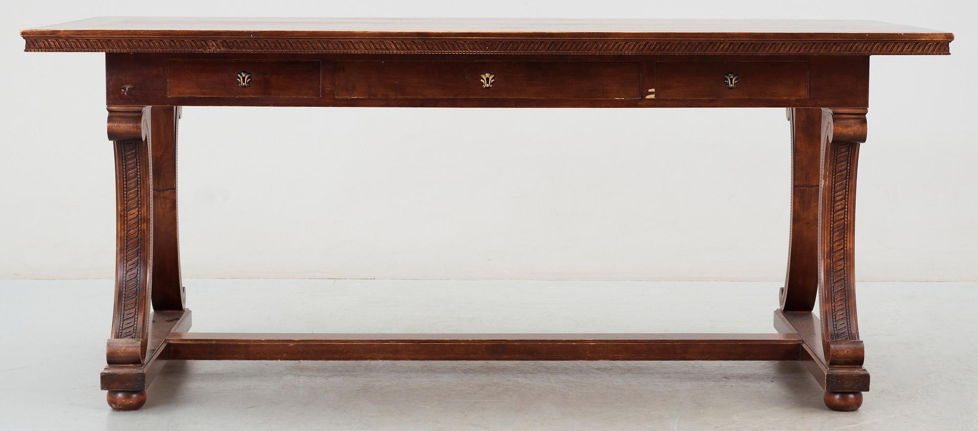 BIBLIOTEKSBORD, Harry Wallin, Stockholm, 1900-talets första hälft.