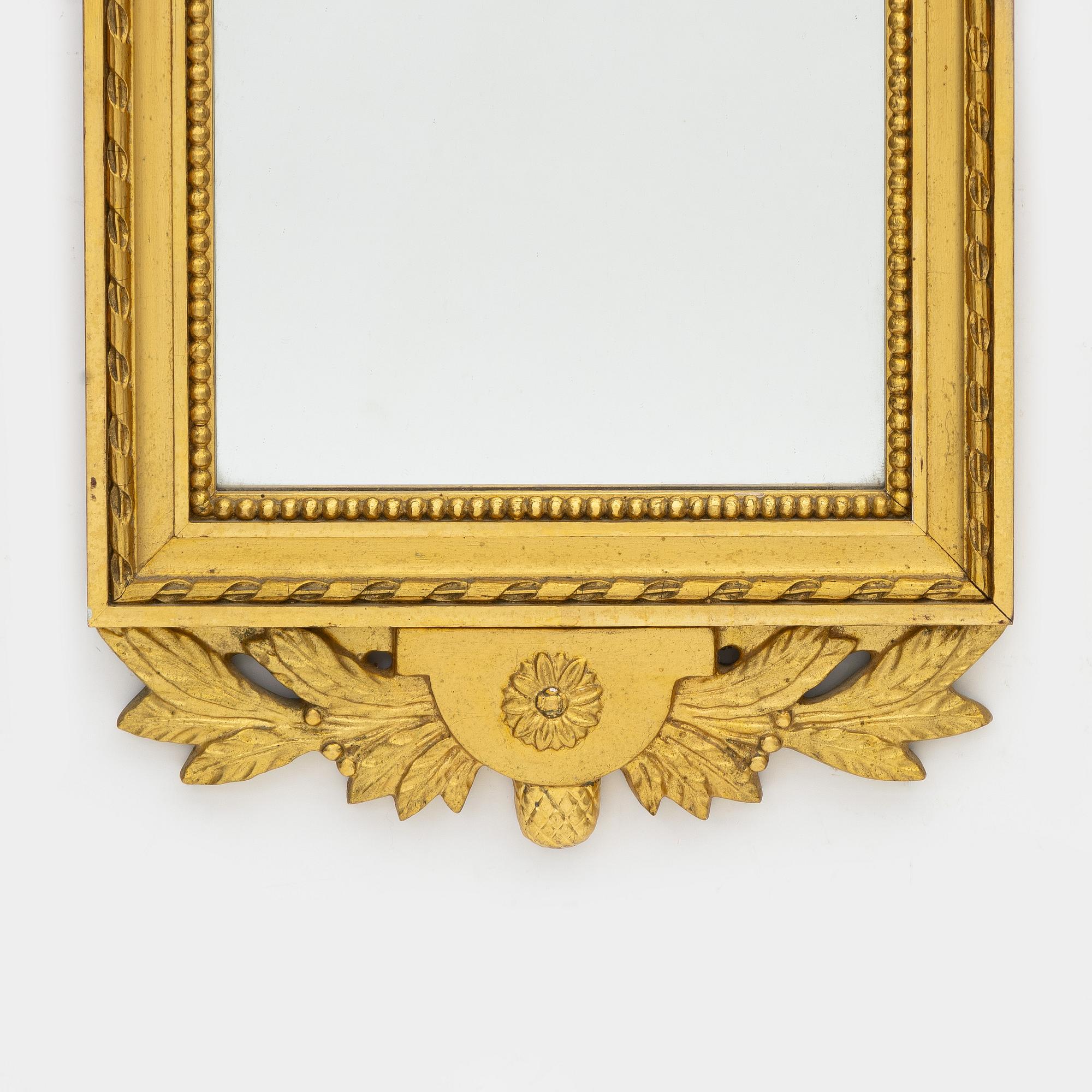 Mirror, Gustavian style, circa the mid-20th century.
