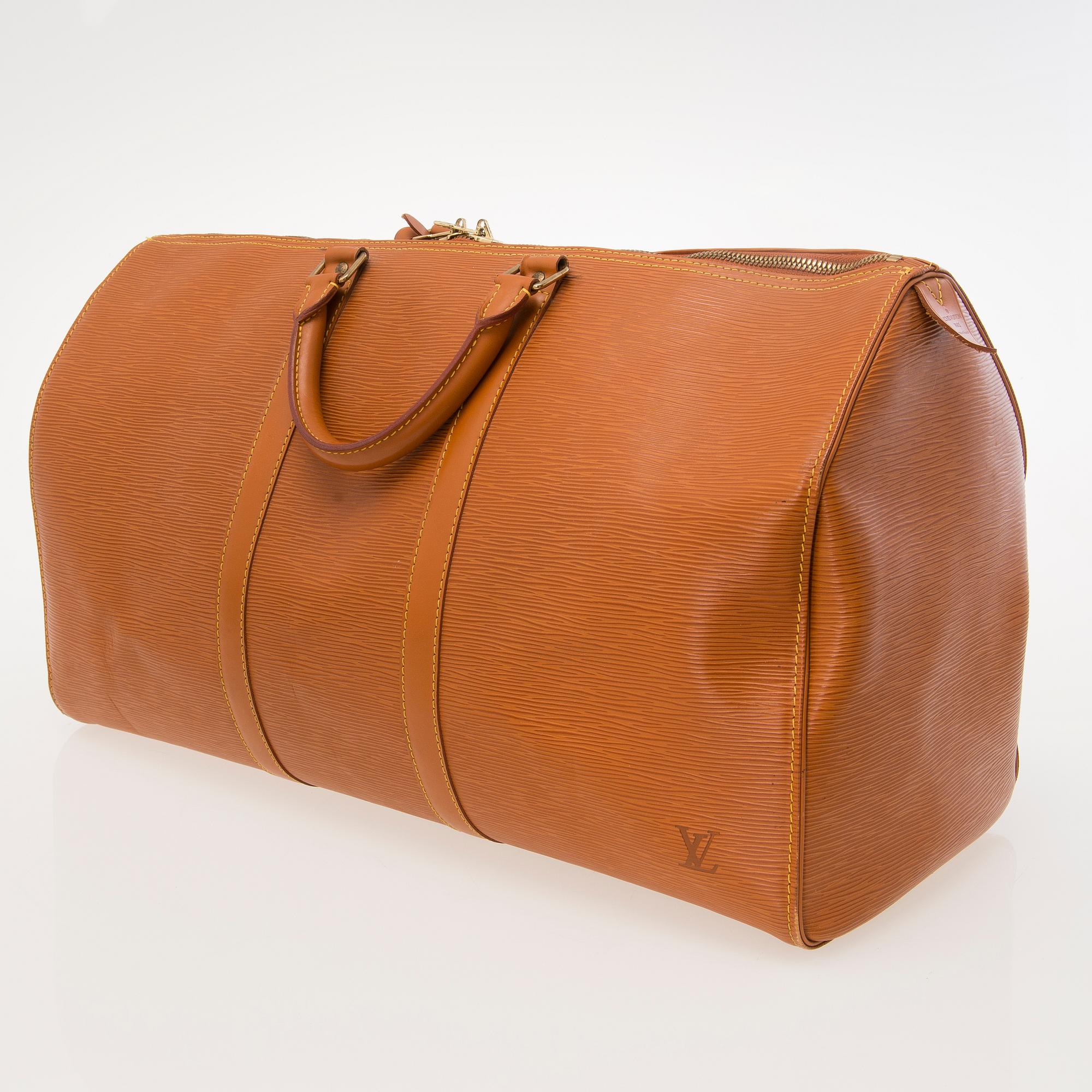 LOUIS VUITTON, Keepall 50 Epi, Weekendbag.