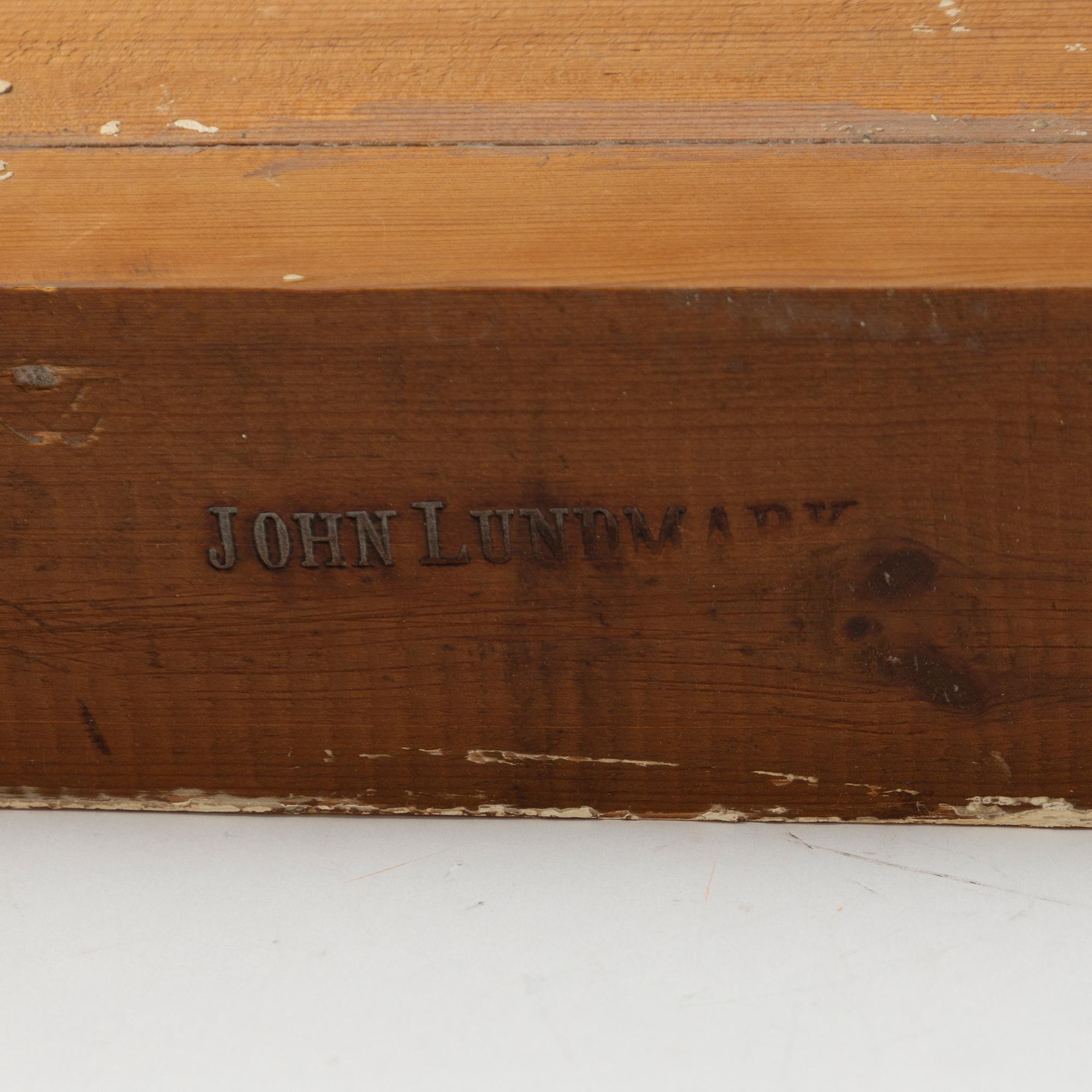 A late Gustavian style mirror, John Lundmark, early 20th Century.