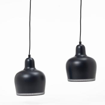 Alvar Aalto, Ceiling lamps, a pair, model "A330S", Artek.