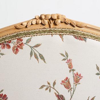 KARMSTOL, Frankrike ca 1760, Louis XV.