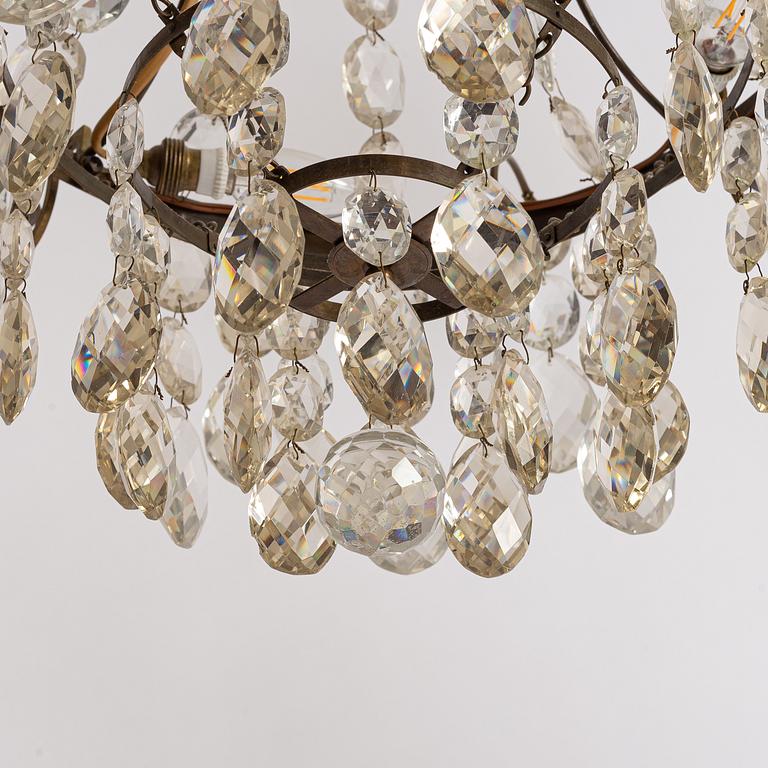 Chandelier, Gustavian style, early 20th century.