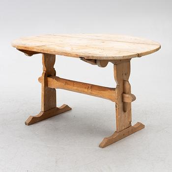 Stool table, folk art, Jämtland, 19th century.