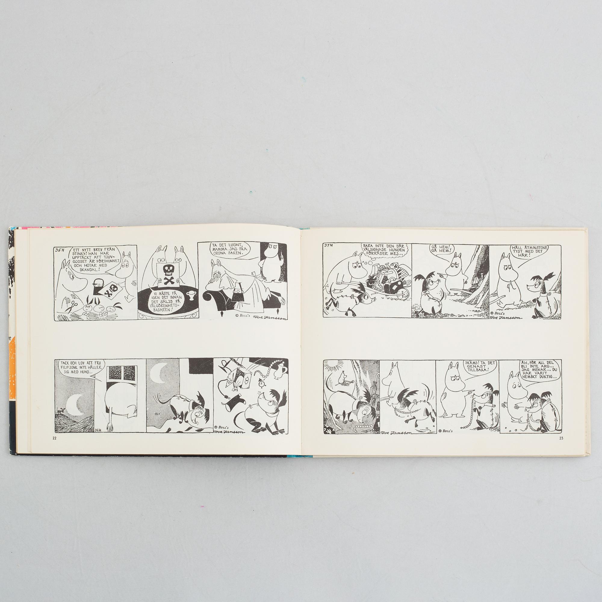 Books, 5 vol, "Mumintrollet".