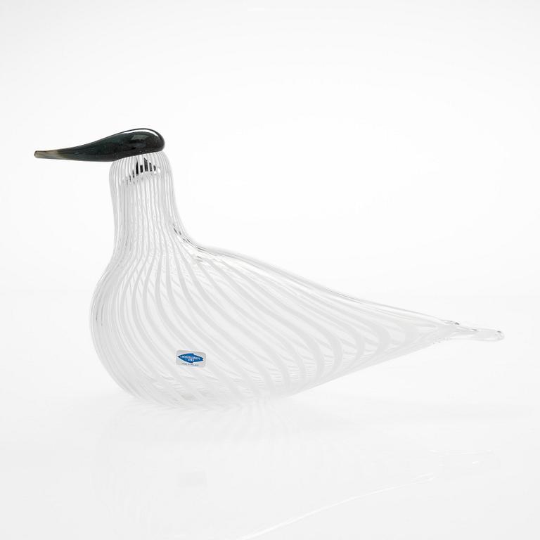 Oiva Toikka, a 'Scaup duck of Finland' glass bird, signed Suomen sotka Oiva Toikka Nuutajärvi 1992, numbered 697/1992.