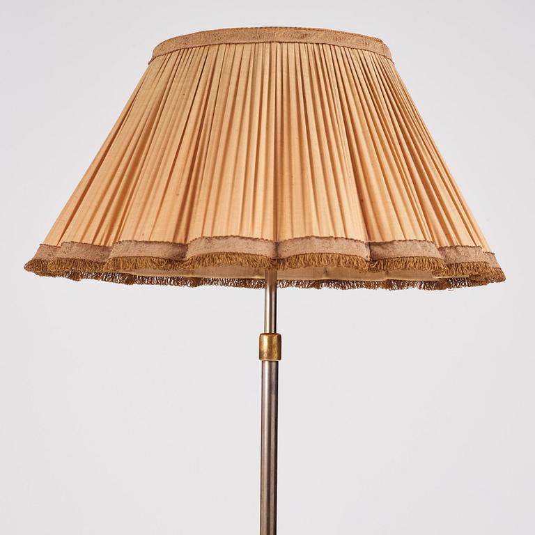 Erik Tidstrand, a floor lamp, model "29676", Nordiska Kompaniet, 1930-40s.