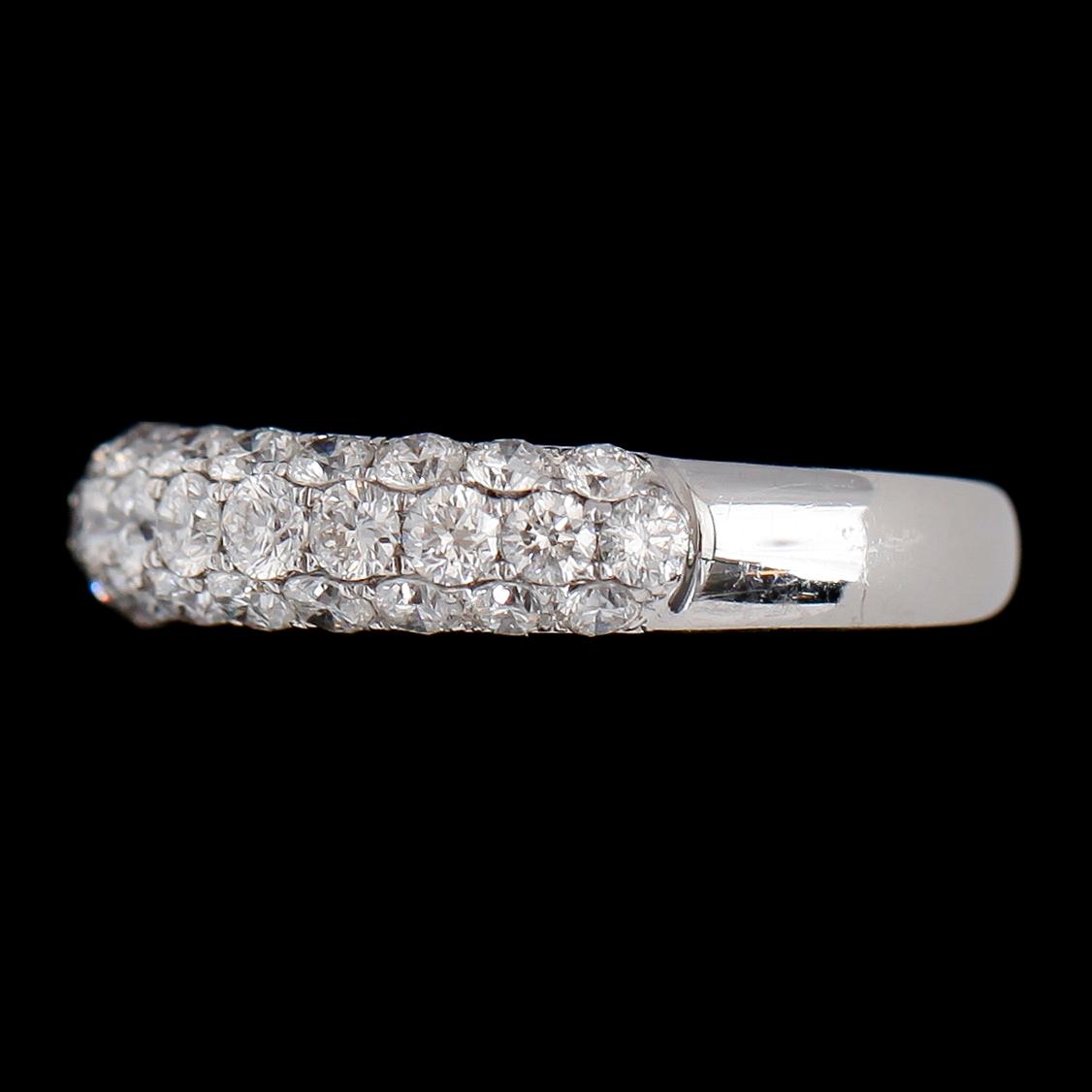 RING, 18 k vitguld, briljantslipade diamanter tot ca 1.49 ct.