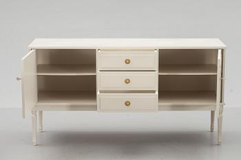 MATSALSMÖBLEMANG, 6 delar, gustaviansk stil, 1900-talets slut.