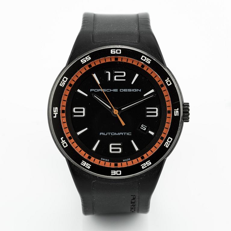 Porsche Design, Flat Six, wristwatch, 44 mm.