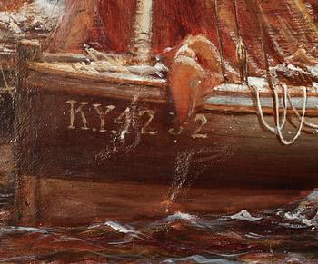 ALEXANDER YOUNG, olja på duk, sign o dat 1906.