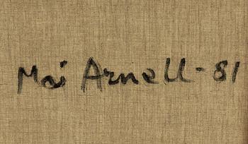 Maj Arnell, Roses in a vase.