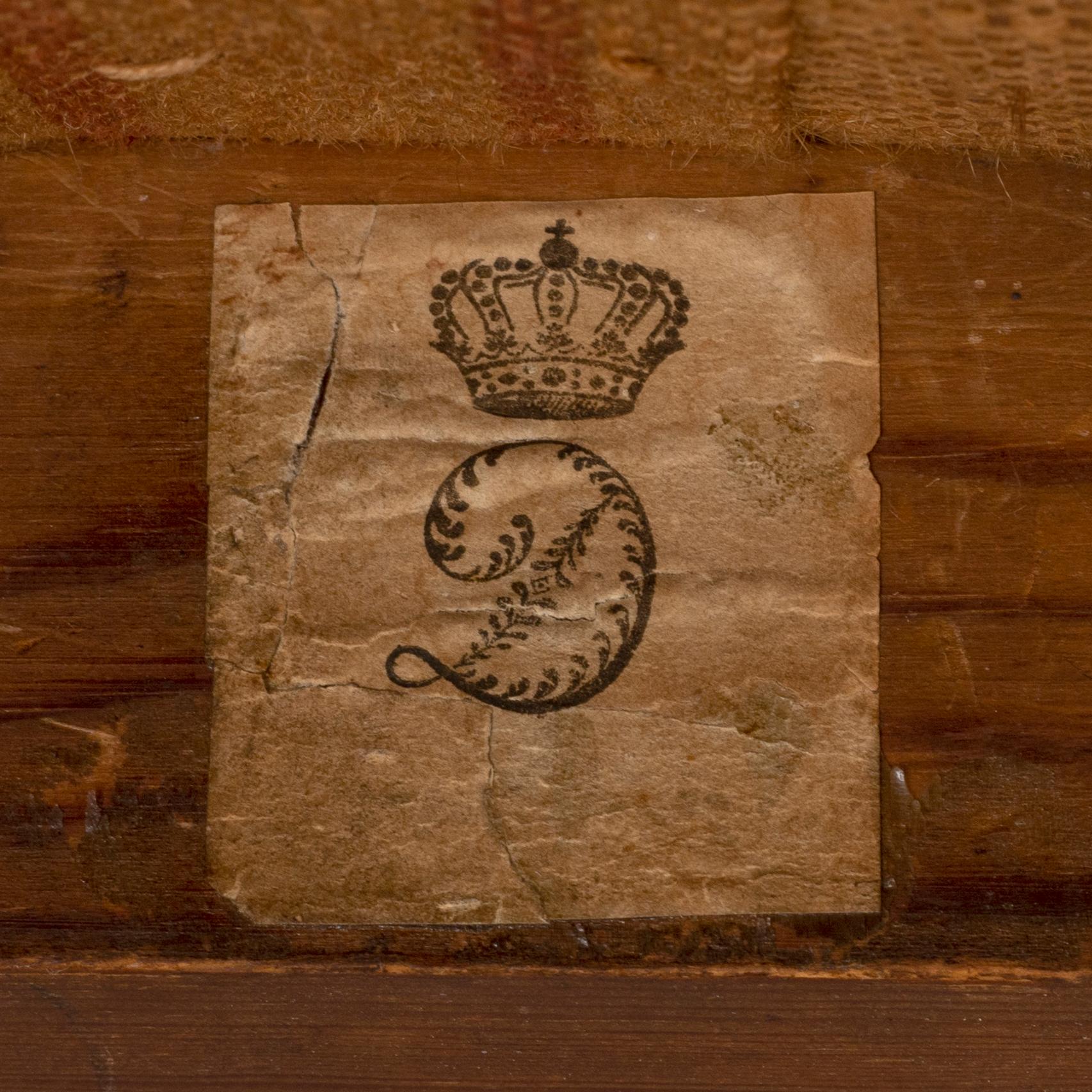 A pair of Royal Empire chairs, first half of the 19th Century.