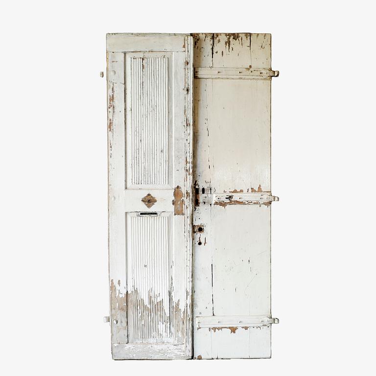 Doors, a pair from the 19th century.