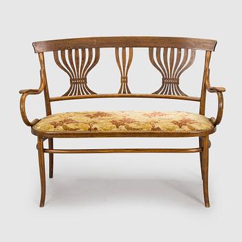 Early 20th century suite of furniture, 7 pieces, Fischer, Austria.