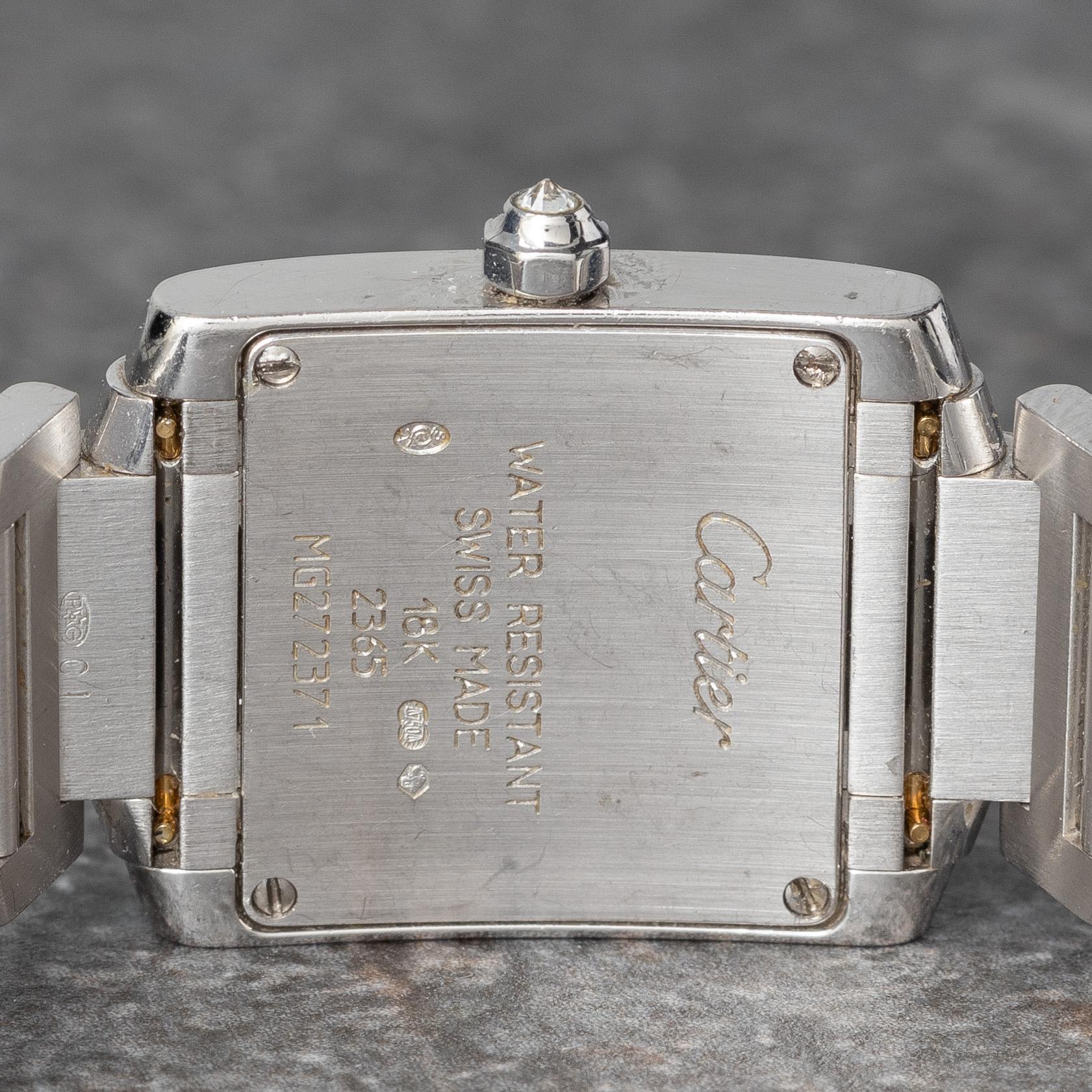 Cartier, Tank Francaise, ca 2000.