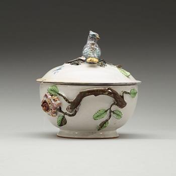 A Swedish Marieberg faience tureen with cover, 1760's.