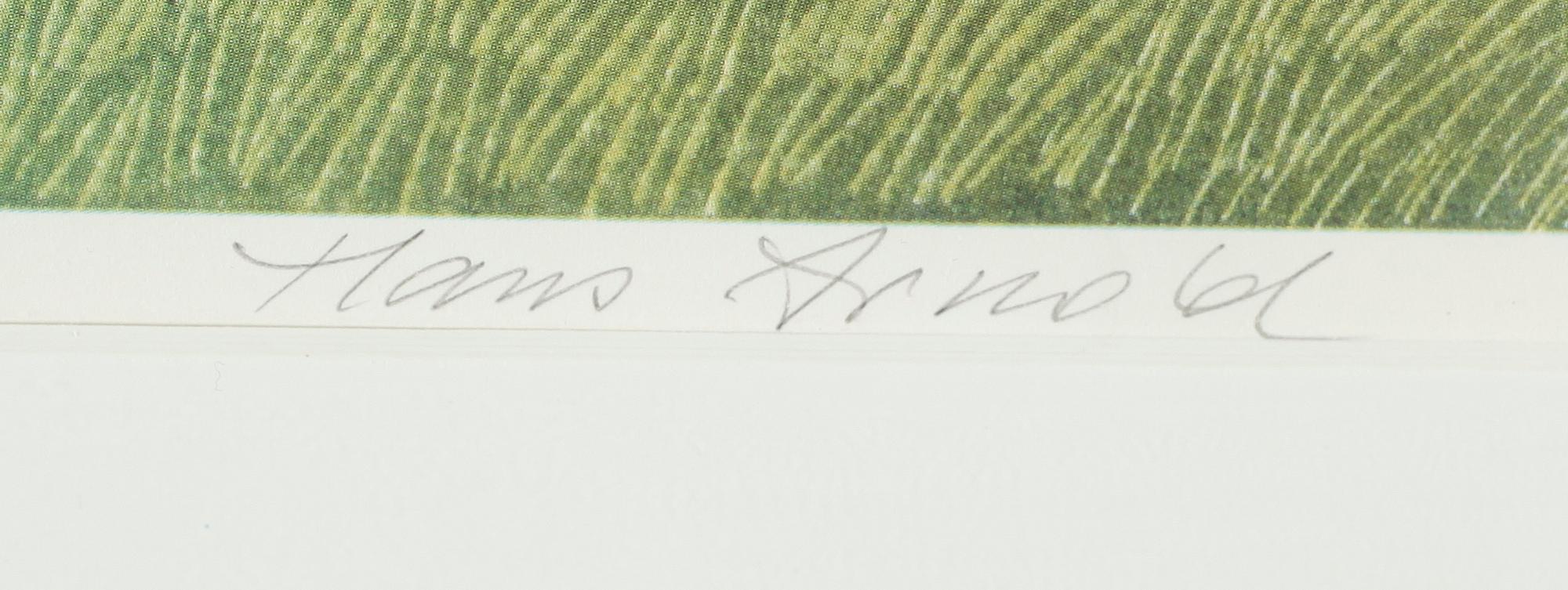 HANS ARNOLD, färglitografi, signerad och numrerad 97/120.