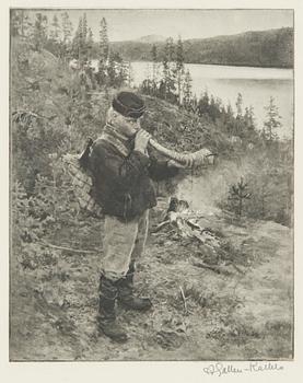 Akseli Gallen-Kallela, "Paanajärven paimenpoika".