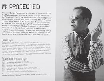 RICHARD RYAN, 7 st, färgseriegrafier i mapp, signerade.