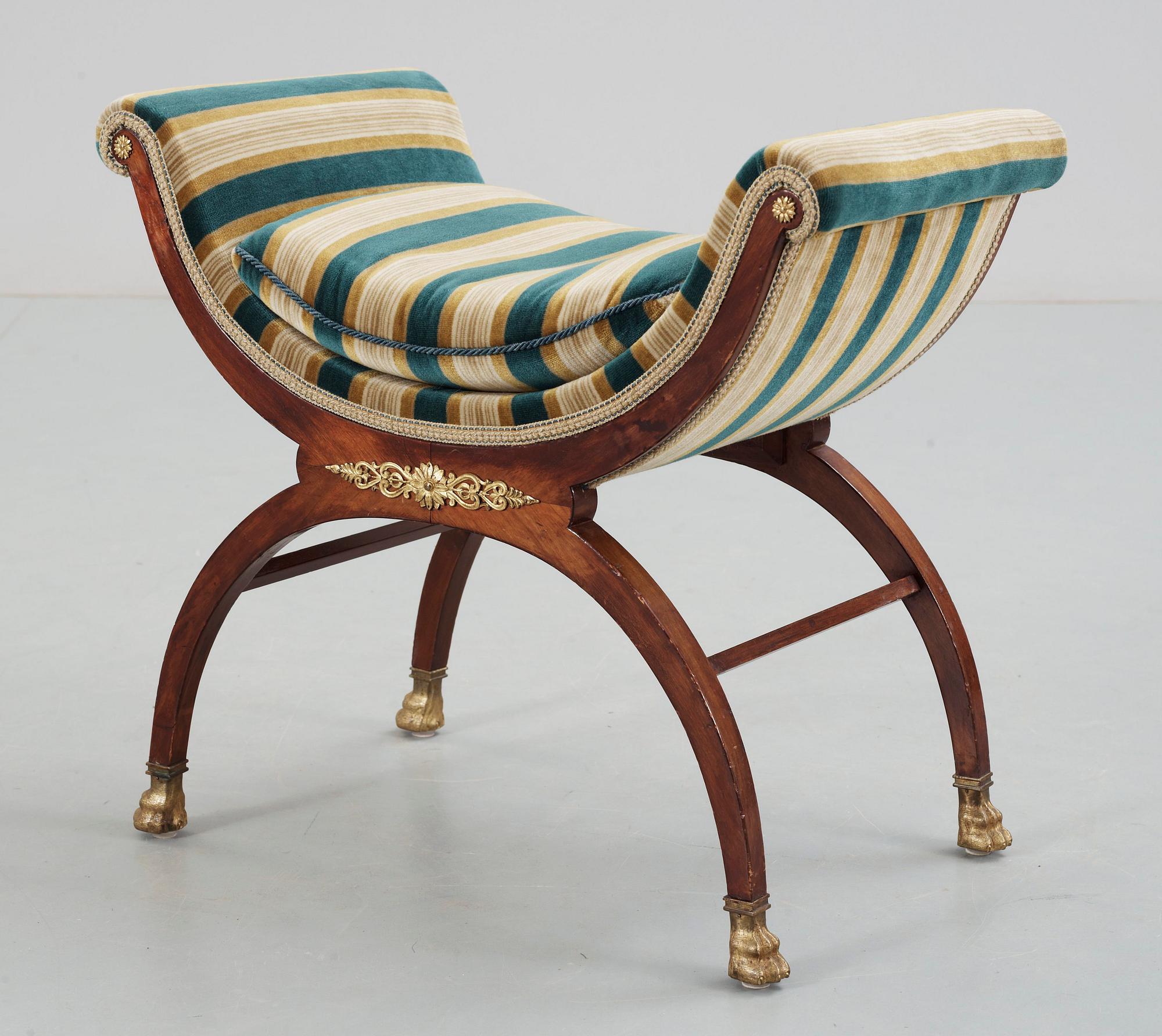 SOFFGRUPP, 8 delar, empire-stil, 1900-tal.