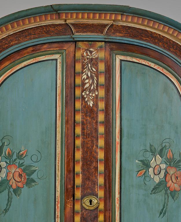 Skrivskåp, allmoge, Fryksdalen, Värmland, daterat 1841.