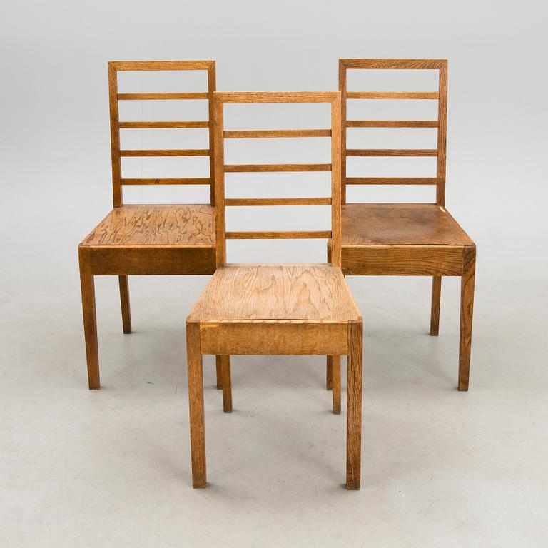 Three early 20th century chairs for The Finnish State Railways.