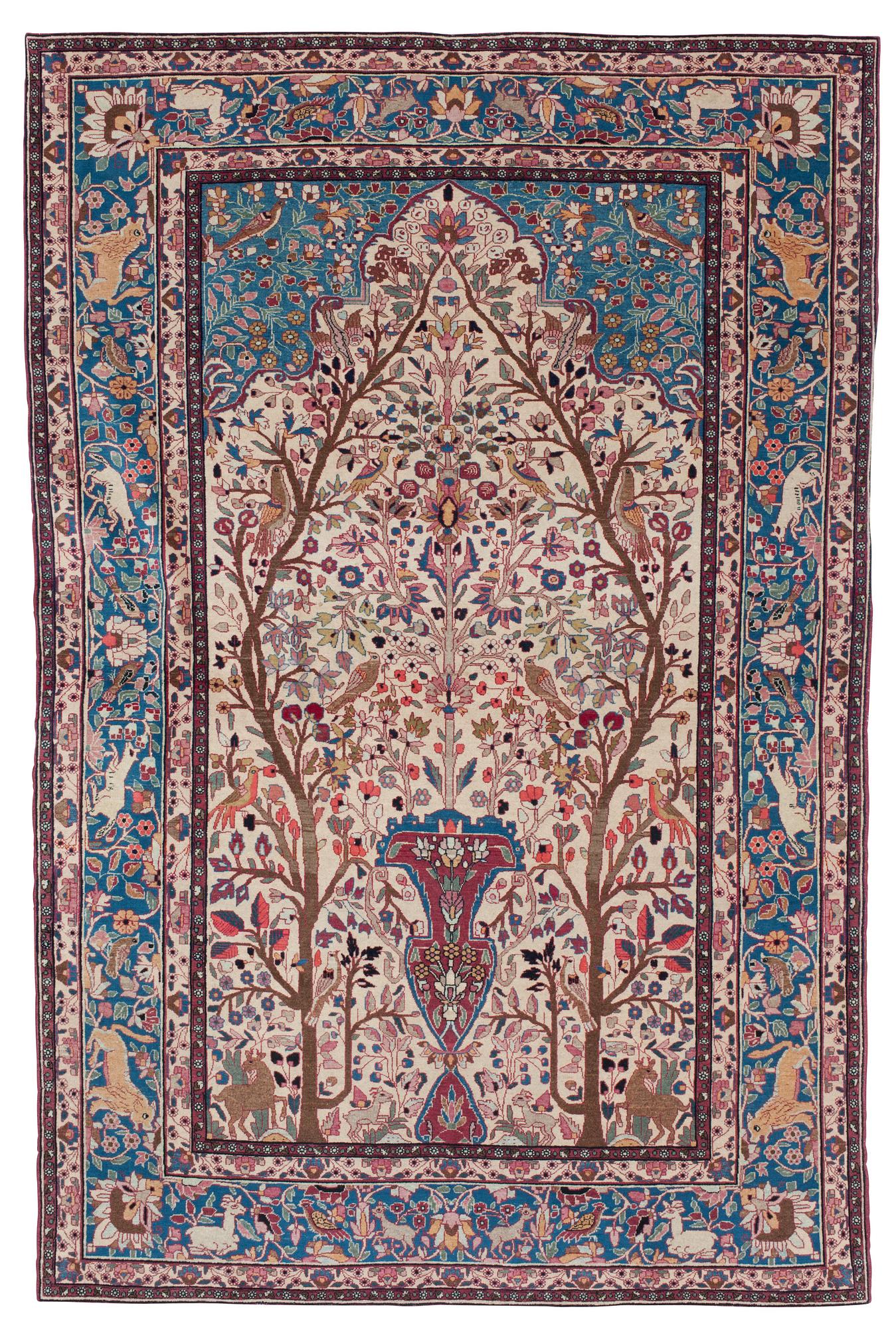 RUG. Semi-antique Teheran. 211,5 x 142,5 cm.