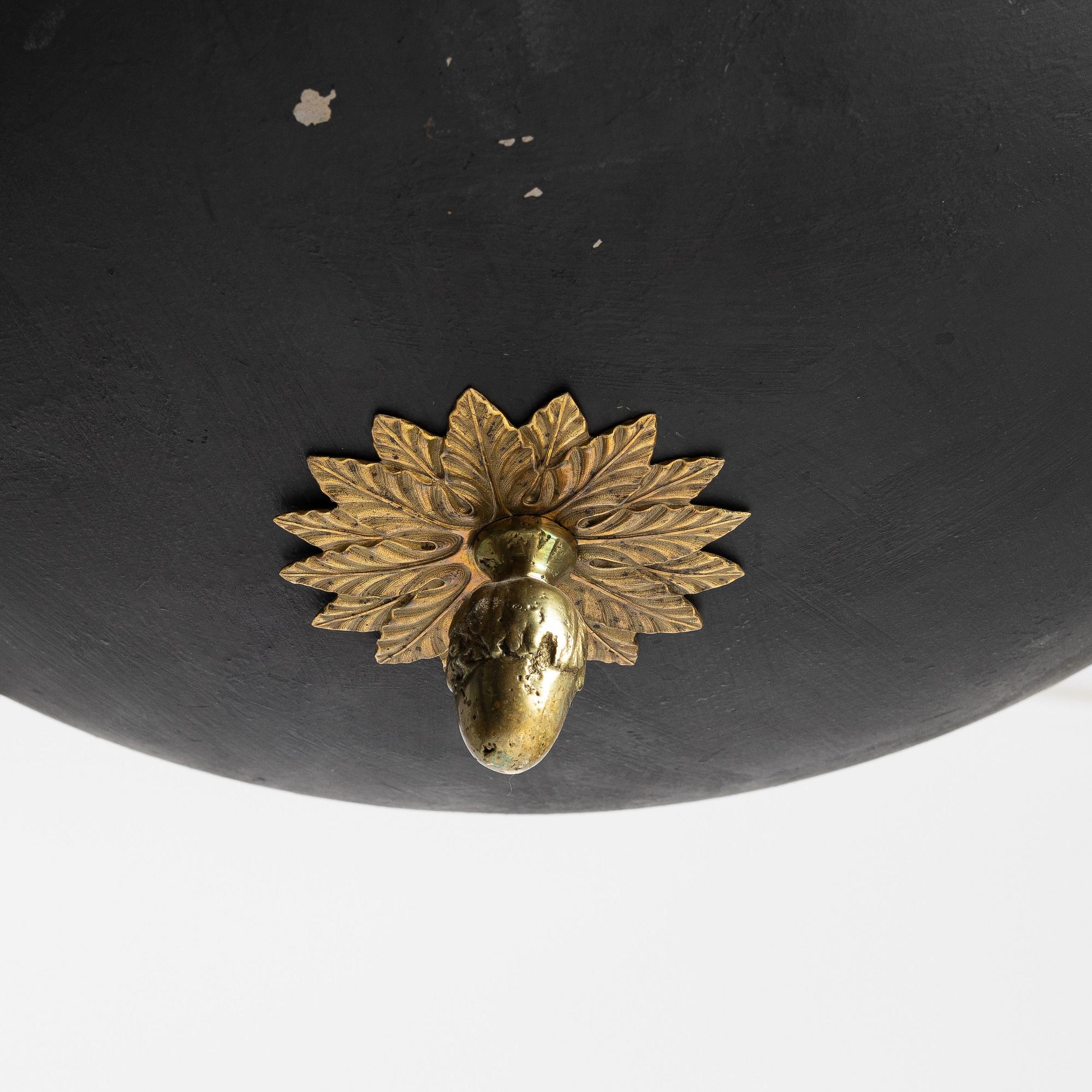 Ceiling lamp, Empire style, circa 1900.
