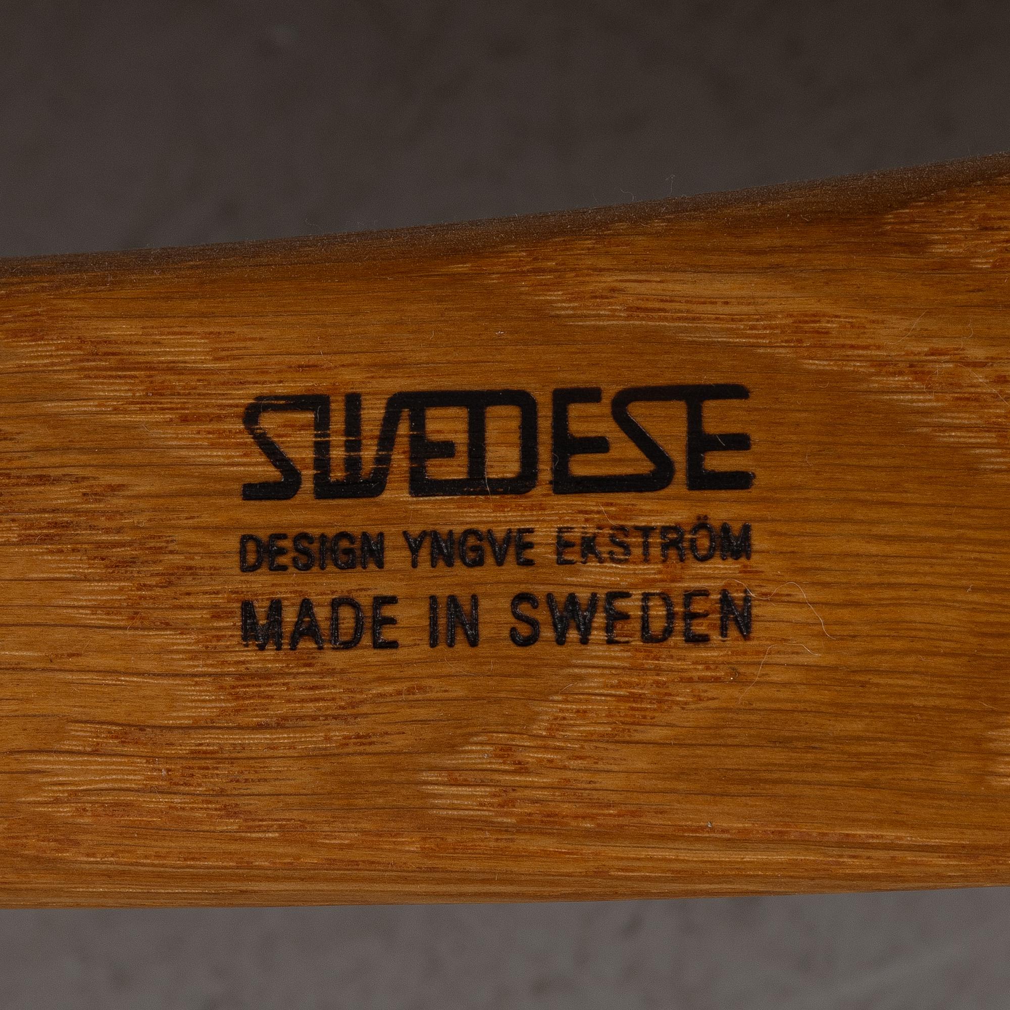 Yngve Ekström, a 'Lamino' armchair, Swedese, 2001.