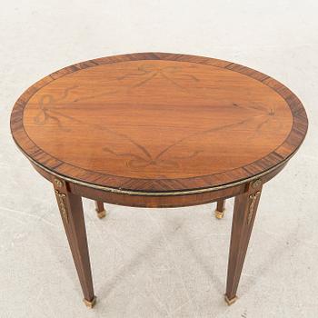 A mid 1900s mahogany Louis XVI style side table.