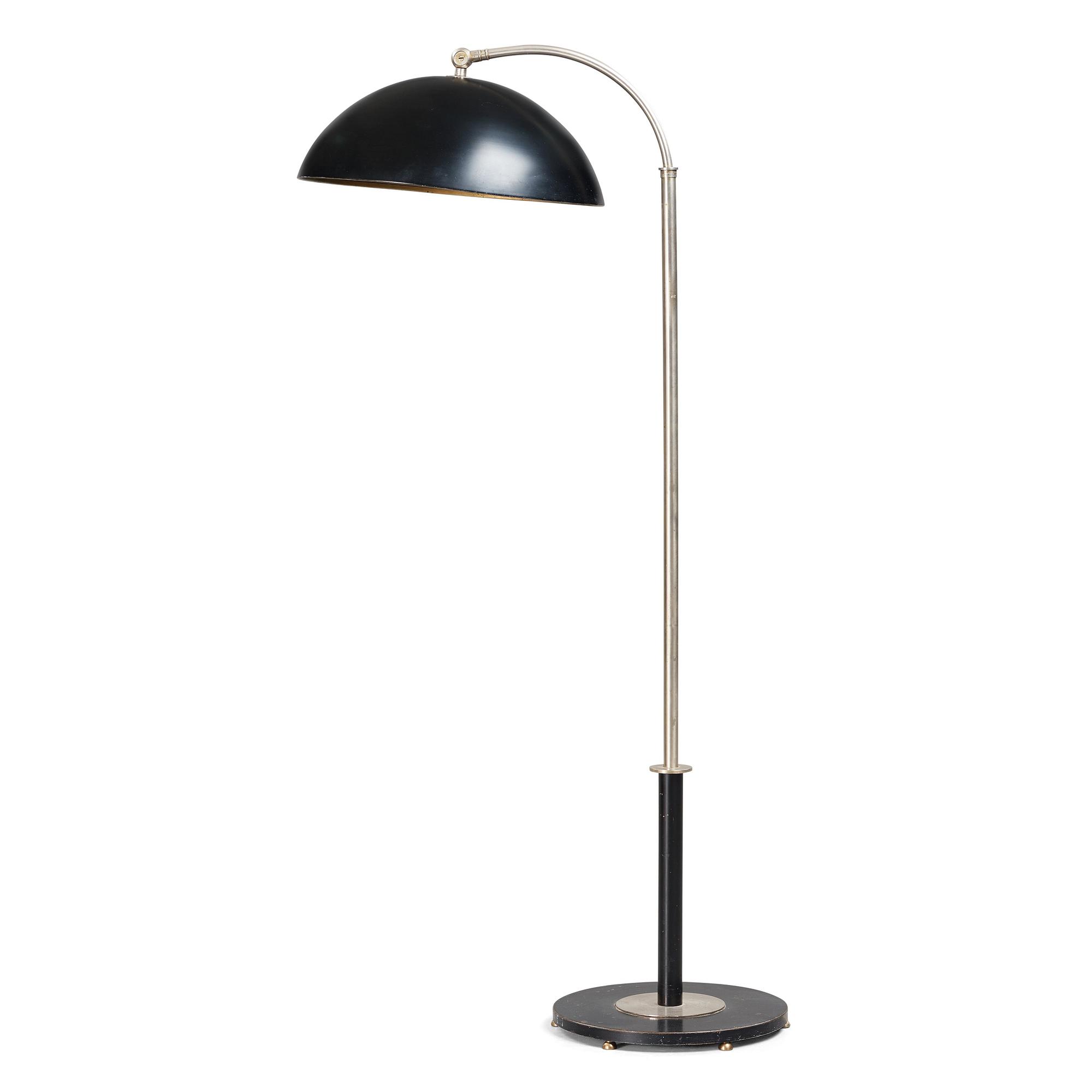Harald Elof Notini, golvlampa, Böhlmarks lampvarufabrik, Stockholm 1930-tal.